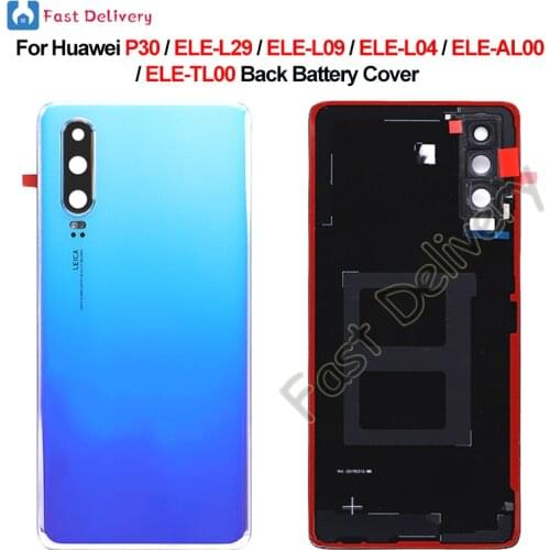 For Huawei P30 Back Battery Cover Rear Door Case Housing For Huawei ELE-L29 ELE-L09 ELE-L04 ELE-AL00 ELE-TL00 Cover housing