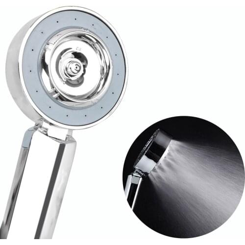 Double-sided Shower Head Bathroom Accessories Home Improvement High Pressure Water Saving Handheld Round Booster Bath Shower