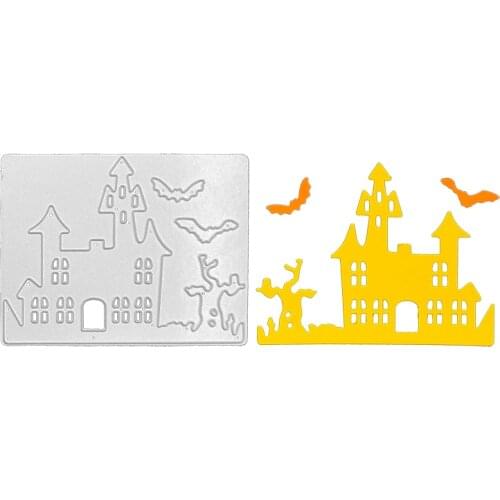 Julyarts Castle Paper Cutter Molds DIY Scrapbooking Handmade Craft Paper Album Punch Card Art Die Cut