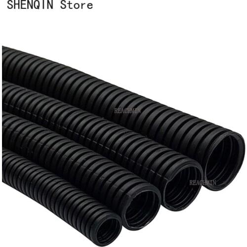 1M Corrugated tube auto car corrugated tube pipe insulation wire harness casing corrugated casing 6.5mm-29mm