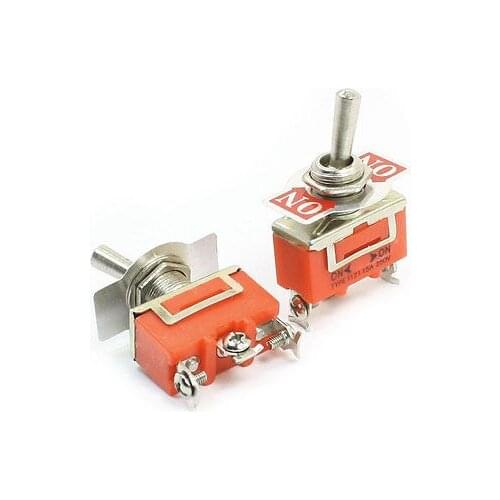 Panel Mount ON-ON SPDT Rocker Type Toggle Switch AC 250V 15A E-TEN1121