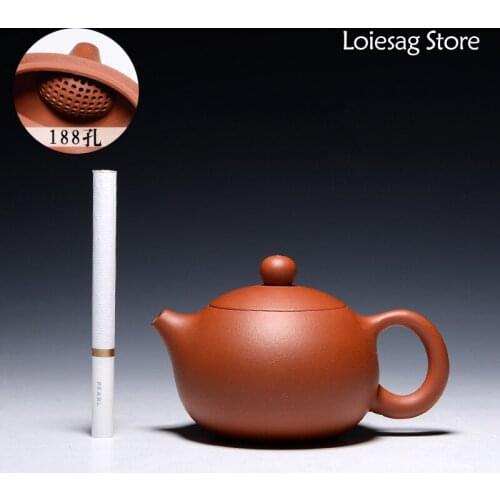 Loiesag 120ml Xi Shi Kung Fu Tea Set Tea Pot Ball Shape Hole Effluent Real Yixing Tea Pots Raw Ore Clay Red Mud Zisha Tea Pot