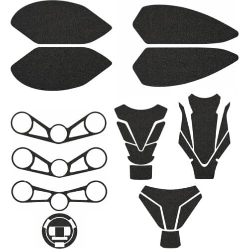 Motorcycle Transparent Upper Fork Bridge Stickers Fuel Tank Cap Sticker Side Pads Protectors For BMW S1000RR S1000R