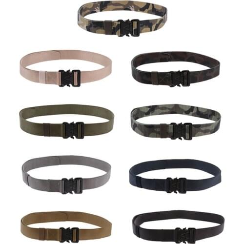 Outdoor Relaxation Men Nylon Web Belt Heavy Duty Quick-Release Alloy Buckle Heavy Duty Alloy Buckle