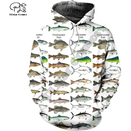 PLstar Cosmos New Animal Bass Carp Fishing NewFashion Fisher Tracksuit Funny 3Dprint Unisex zipper/Hoodies/Sweatshirts/Jacket 13
