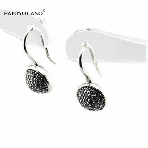 Dazzling Droplets Clear CZ Drop Earrings Elegant Jewelry Making 925 Original Sterling Silver Fashion Earring