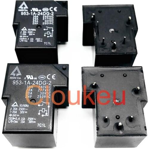 Relay 953-1A-12DG 24DG-1 -2 12V 24V 30A 4pin 5pin