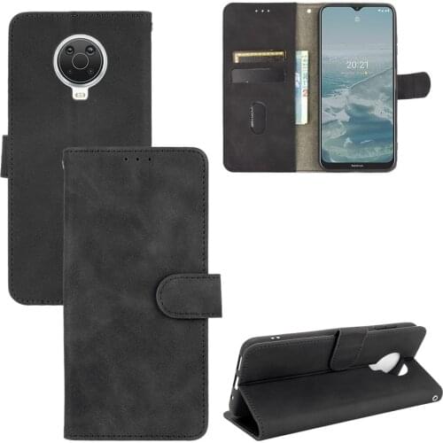 For Nokia 6.3 Case Luxury Flip Skin Texture PU Leather Wallet Stand Case For Nokia G10 G20 NokiaG10 NokiaG20 Phone Bags