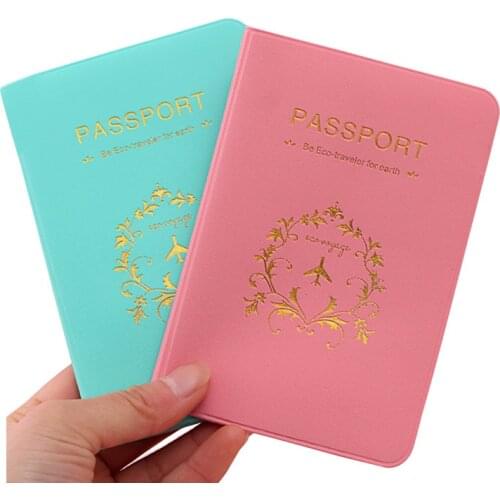 Cute Russia Passport Cover Women Travel Pink Covers for Passports brand case for passport