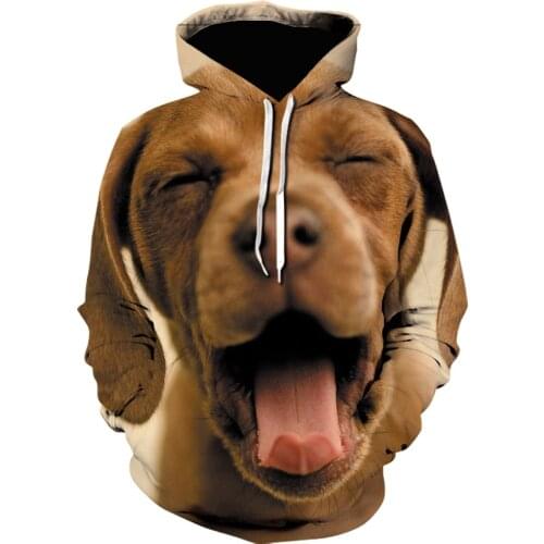 Animal Dog 3D Printed Hoodies Hip Hop Men Women Sweatshirts Fashion cool hoodie Personality Casual Hooded Pullover streetwear