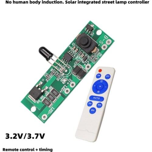 3.2V/3.7V Solar Powered Street Light Lamp Panel Long Light Auto Power Down Solar Circuit Board Controller with Remote Control