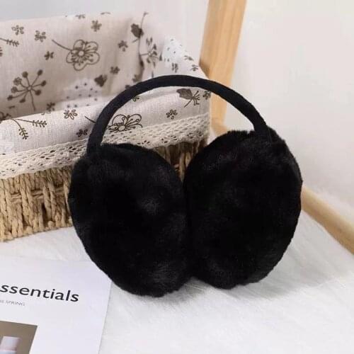 Ladies Earmuffs New Fur Solid Color Autumn And Winter Wind-cold Warm Comfortable Unisex Skiing Headphones Protection Ear Cap