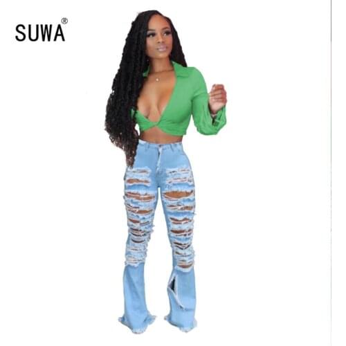 Pure color deep v neck long sleeve tees wholesale hot sale streetwear women long sleeve spring crop t-shirt office lady tops