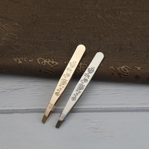 1Pcs Professional Eyebrow Tweezers Stainless Steel Eyebrow Clip Hair Removal Makeup Tools