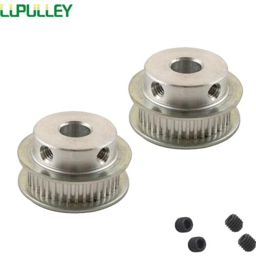 2PCS MXL 40T Timing Pulley 5/6/6.35/7/8/10/12/14/15/16/17/19/20mm Bore Diameter Timing Belt Pulley Width 7mm Alloy Motor Pulley