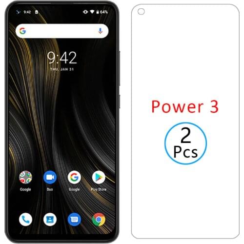2pcs protective glass for umidigi power 3 screen protector tempered glas on umi digi power3 6.53 safety phone front film global