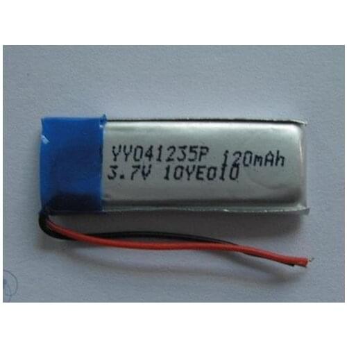 Bluetooth headset battery 401235 3.7V polymer lithium battery MP3/MP4 120mAh Rechargeable Li-ion Cell Rechargeable Li-ion Cell