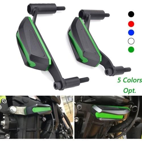 Motorcycle Parts CNC Alumnium Frame Slider Falling Protectors Frame Sliders Crash Pad For KAWASAKI Z900 Z 900 2016 2017 2018