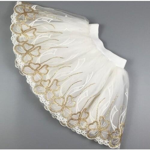 Kids Girls Lace Skirts Childrens Skirt Baby Fashion Tutu Skirt Girls Princess White Performance Puff Skirt Flower