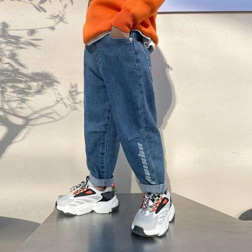 IENENS Kids Boys Clothes Jeans Pants Children Wears Denim Clothing Baby Gril Trousers Bottoms 4 5 6 7 8 9 10 11 Years