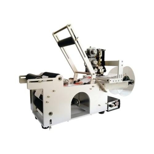 Electric Bottle labeling Machine Semi-automatic Cans Label Machine Label Sticker Tool
