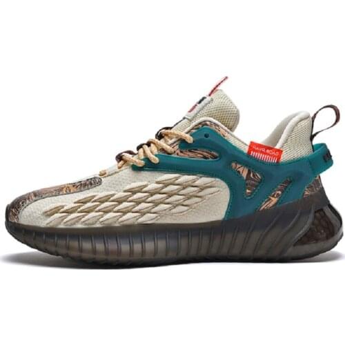 Mens Running Shoes Sneakers Fashion Comfortable Breathable Outdoor Sports Light Large Size White Personality Design Trendy