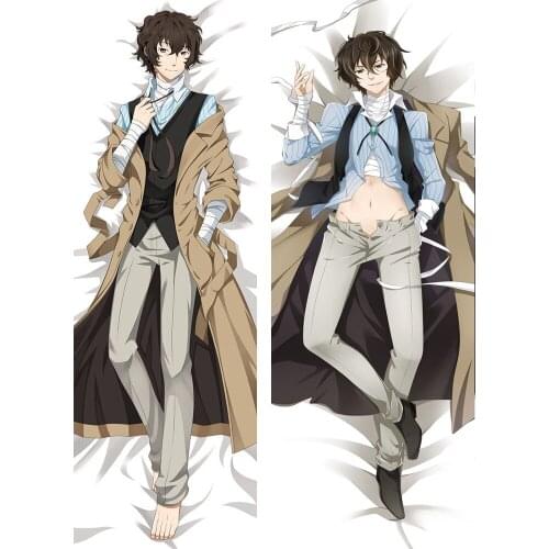 November update Anime Bungo Stray Dogs Nakajima Atsushi Osamu Dazai hugging Body pillowcase Dakimakura body pillow cover case