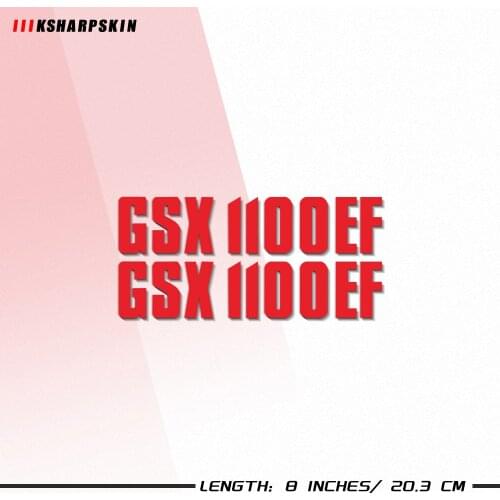 New motorcycle bicycle fuel tank sticker wheel helmet MOTO waterproof reflective logo for SUZUKI GSX1100EF gsx 1100ef