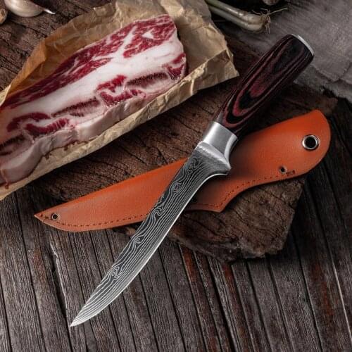 Stainless steel deboning knife Household meat cleaver Slicing knife Kitchen cooking knife Fish and vegetable knife