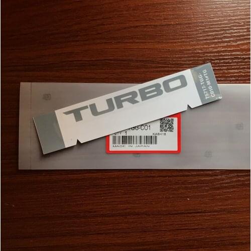 GENUINE for HONDA CDM OEM 2016-2019 Civic Type R FK8 FK2 FK7 Vtec Turbo Sticker Decal WINDOW DECAL STICKER