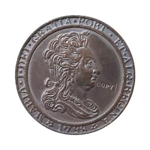 Portugal 1798 copy coin Copper 32MM
