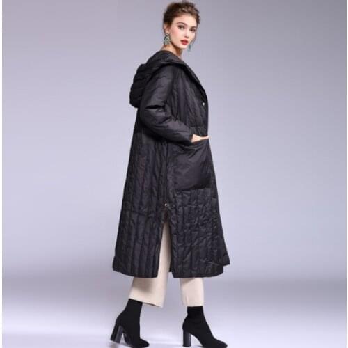 X-Long Women Winter Down Coat Long Down Jackets Winter Thick Duck Women Down Coat