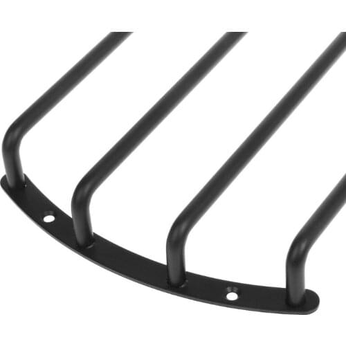 Subwoofer Speaker Grille Cover Bar Grille 4 Levers 10" 12" Black Metal Rounded Edges Car Home Speakers X3UB