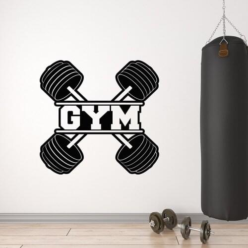 Romantic GYM Waterproof Wall Stickers Home Decor For Kids Room Living Room Home Decor Home Party Decor Wallpaper