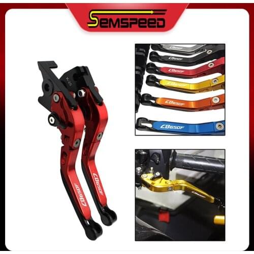 Clutch Brake Levers For Honda CB650F CB 650F CB 650 F 2014-2018 2019 Motorcycle Foldable Extendable CNC Aluminum Levers