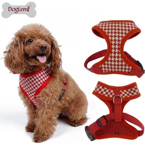 Top quality Fashion comfortable Stripped dog harness Puppy Cat Pet Jogging Vest harness 2 color 5 size