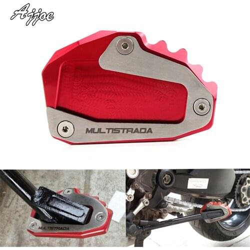 Motorcycle Kickstand Extension Plate Side Stand for Ducati Multistrada 1200 Multistrada 1260 Multistrada1200S Multistrada1200GT