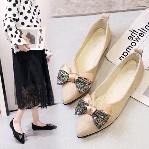 Chaussure Femme New Womens Shoes Female Spring/Autumn Flat Shoes for Women Flats Loafers Pointed Toe Soft Female Driving Shoes