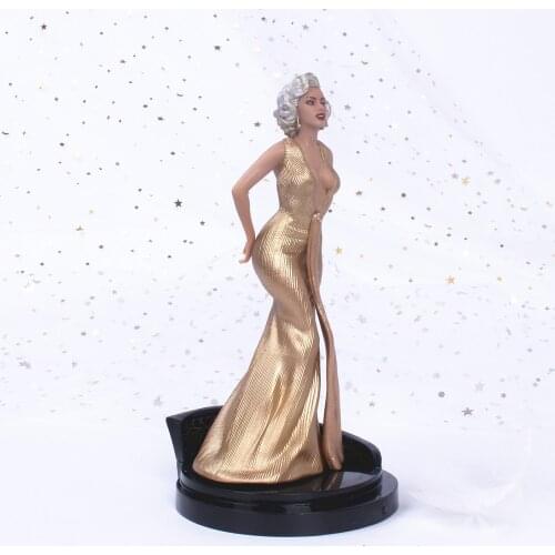 18cm Marry Monloe Statue Beauty Doll Anime Action Figures PVC Model Classic Collection Toys Movie Anime Figures Anime Figurine