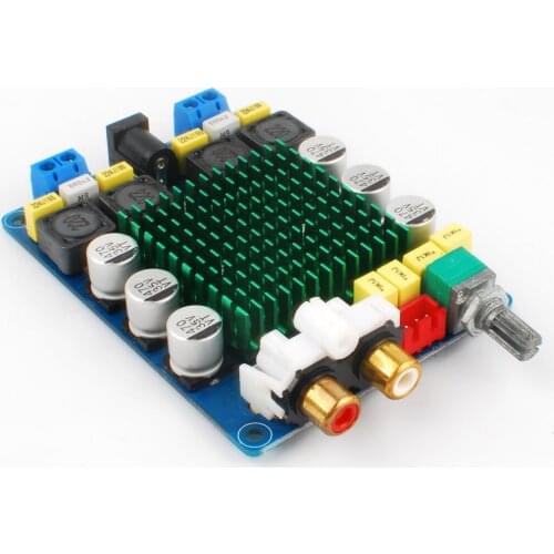 2.0 Class D 100W + 100W TDA7498 StereoHIFI high-power digital amplifier board