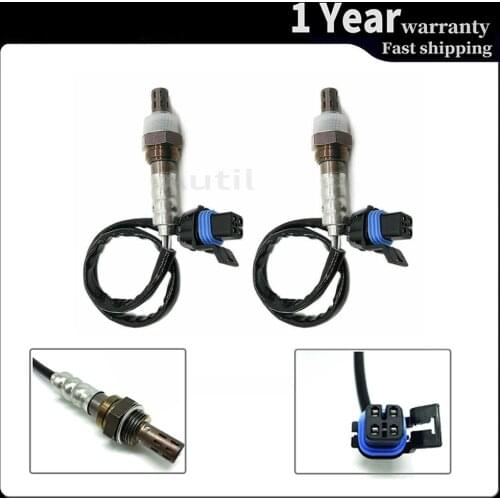 2pcs 4 Wires Lambda O2 Oxygen Sensor Downstream Rear For Buick Century Chevrolet Express GMC Savana Auto Parts 234-4087 234-4285
