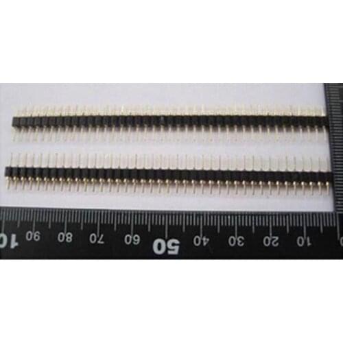 5pcs single row round hole needle 1x40p 40pin 2.54mm pitch straight NEW