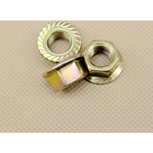 5pcs Exhaust Serrated Flange Spin Lock Nuts M10-1.25 90212-SA5-003 for Honda