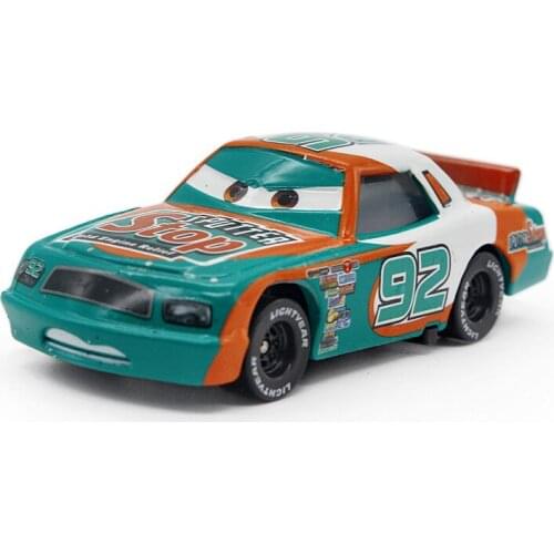 Disney Pixar Cars 2 3 No.92 Metal Diecast alloy classic Toy Car model for children gift 1:55 Brand toys New In Stock