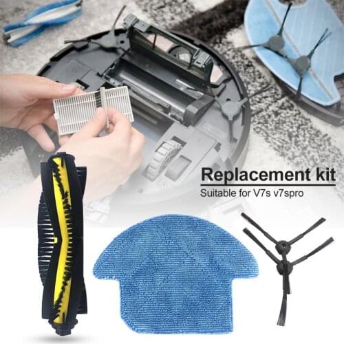 Sweeper Filter High Quality Materials Side Brushes Fashionable Practical Cloth for ILIFE V7S V7S PRO Sweeper Vacuum Cleaner