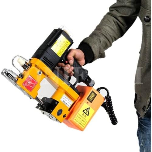 GK9-730 rechargeable portable sewing bag sealing machine woven bag packing machine small sewing bag sealing machine wireless