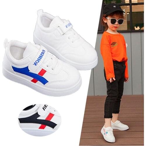 PEAKING Girls Sneakers Flat Casual Sneaker Baby Big Toddle Infantil Teenagers Travel Kids Children White Sport Shoes for Boys