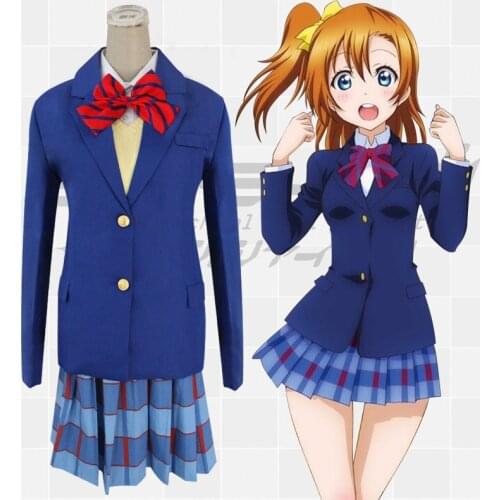 Love Live! Love Live Cosplay Costumes Lovelive Kousaka Honoka Minami Kotori Ayase Eli Tojo Nozomi Nishikino Maki School Uniforms