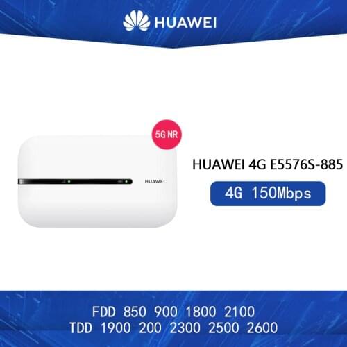 HUAWEI 4G Mobile WiFi 3 HUAWEI E5576-855 Router 2.4GHz Rate 150Mbps 4G Mobile 4G Bands 1 3 5 8 34 38 40 41