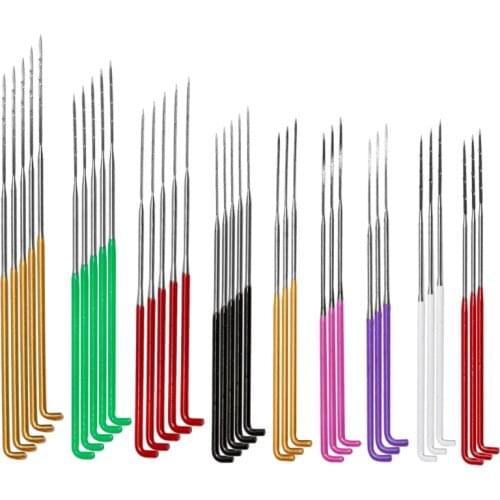 Nonvor 35Pcs 4 Types Wool Felting Needles Set Needle Felting Kit Felt Needles DIY Craft Wool Felting Supplies